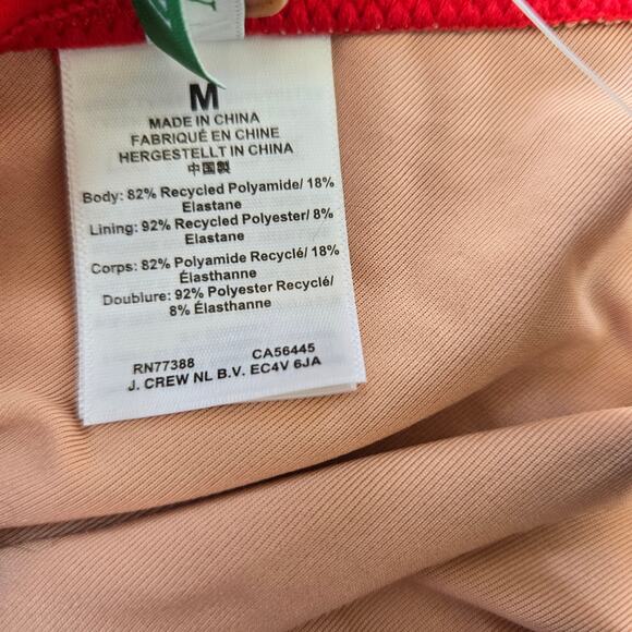 J. Crew DD Halter Tie-Back Bikini Top with Mesh Size M NWT - Picture 5 of 5